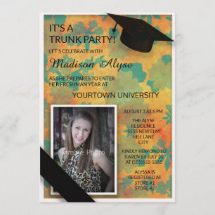 Convites Foto do Partido Tronco da Faculdade Floral de Oran