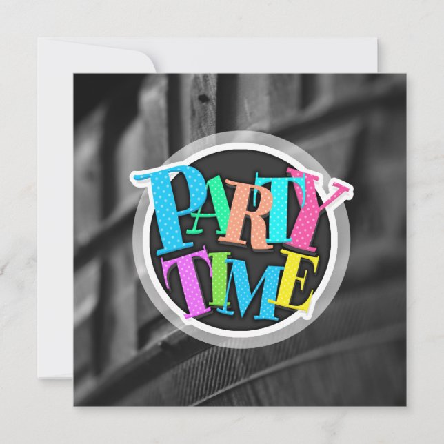 Convites Foto do Piso de Lama (Frente)