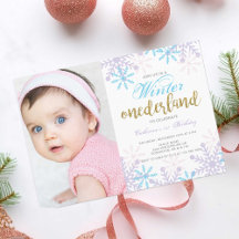 Foto do primeiro aniversario Baby Girl de Winter O