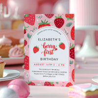 Foto do primeiro aniversario Berry First Cute Stra