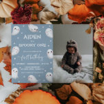 Convites Foto do primeiro aniversario Bonito de Um Menino d<br><div class="desc">O **Cute Spooky One Halloween Boy Photo Invitation** é uma forma agradável de celebrar o marco do seu filho com um toque divertido e festivo. Apresentando gráficos e espaço adoráveis no tema do Dia das Bruxas para uma foto apreciada, este convite define o tom perfeito para uma primeira festa de...</div>