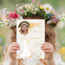 Foto do primeiro aniversario de flor selvagem de u