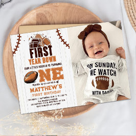 Convites Foto Do primeiro aniversario De Futebol No Primeir