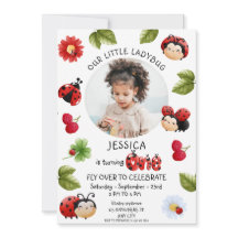 Foto do primeiro aniversario Ladybug