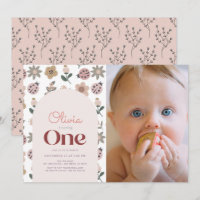 Foto do primeiro aniversario Ladybug & Flower Arch