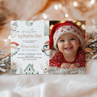 Foto do primeiro aniversario Winter Wonderland