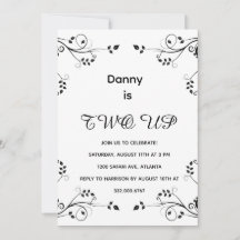 Foto do segundo aniversário moderno