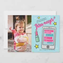 Convites Foto do Terceiro Aniversário do Threenager 3