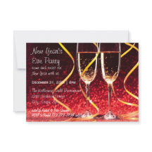 Foto dos vidros de Champagne - partido da véspera