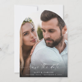 Convites Foto e caligrafia 3 Mod Vert V2 Arc