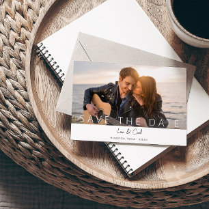 Convites Foto e caligrafia 5 MOD Salvar a Data