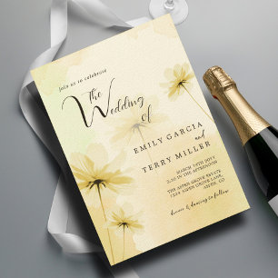 Convites Foto e Casamento Floral na Hora do Ouro