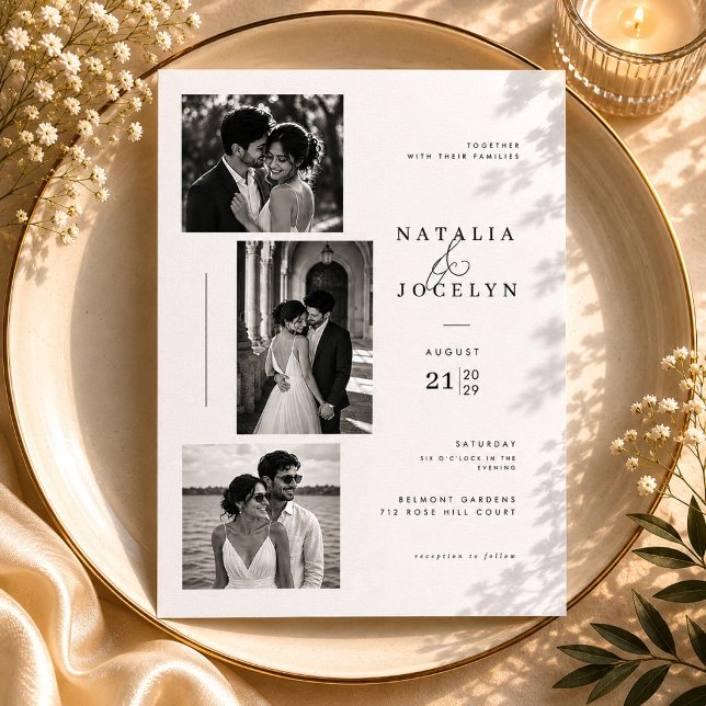 Convites Foto Editorial de História de Casamento (Criador carregado)