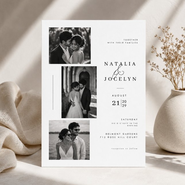 Convites Foto Editorial de História de Casamento (Criador carregado)