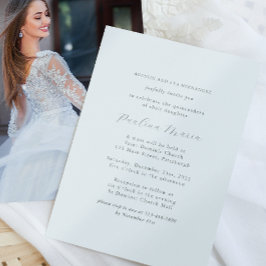 Convites Foto Elegante de Quinceañera Religiosa Formal