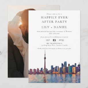 Convites Foto Felizes Para Sempre Casamento em Toronto