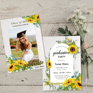 Convites Foto: Festa de formatura de Script Sunflower
