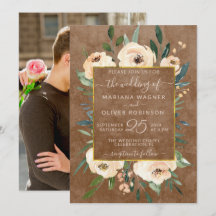 Foto Floral Bege Rosa Rosas Dourado Marrom Casamen