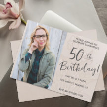 Foto Floral Boho Aniversário de 50 anos