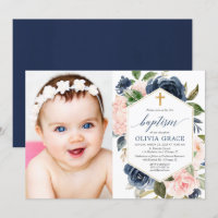 Foto floral elegante de marinho cor-de-rosa com ba