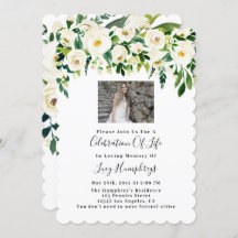 Foto: Flores Brancas De Aquarelas Celebrando A Vid