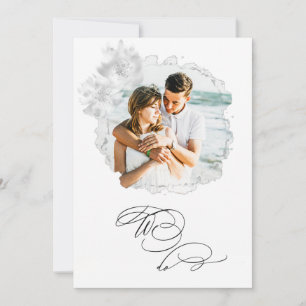 Convites *~* FOTO Foral RSVP + QR WE DO AR6 Casamento Invi