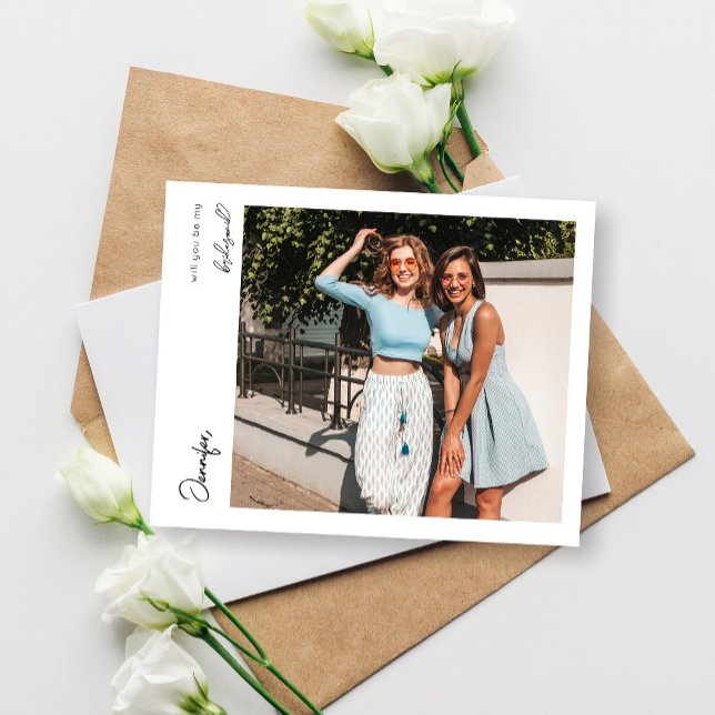 Convites Foto Instantânea Ser Minha Proposta V4 Manuscrito (Criador carregado)