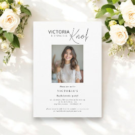 Convites Foto mínima que sou uma solteira de casando