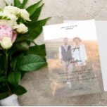 Convites Foto Moderna 11 Casamento Vertical<br><div class="desc">Coloque seus convidados no clima para seu casamento com sua Foto Moderna 11 Convites Verticais de Casamento. Convites exclusivos,  usando sua própria foto.</div>