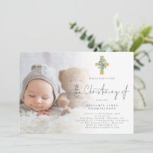 Foto moderna Eucalyptus Cross Christening