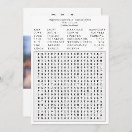 Convites Foto Moderna Pesquisa de Word Salva a Data - GR