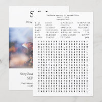 Foto Moderna Pesquisa de Word Salve a Data - Wh