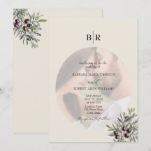 Foto Monograma Casamento Oliva Marfim