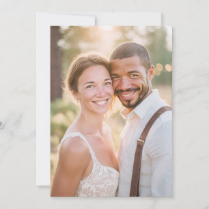 Convites Foto Naturalista Dourada Alegre