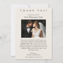 Convites Foto-Obrigado do Casamento - Cavalos Ocidentais do