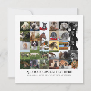 CONVITES FOTO OFERECE MOM PAI GRANDPA GRANDMA PETS AMIGOS