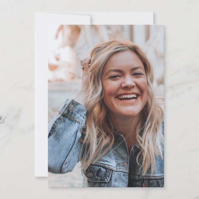 Convites Foto personalizada (Frente)