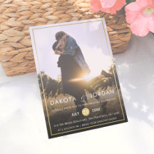 Foto Personalizada Casamento | Tipografia Moderna 