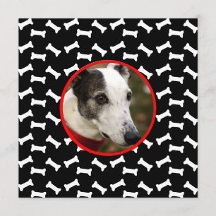 Convites Foto personalizada de Festa de aniversário de cã