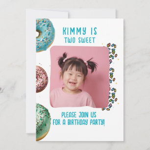 Convites Foto Personalizada - Dois Sprinkles de Festa de se