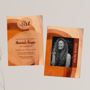 Convites Foto Personalizada Pintada Em Segundo Plano, Anive