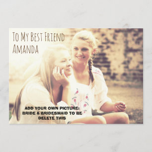 Convites Foto personalizada ser minha
