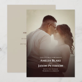 Convites Foto Pessoal | Casamento Simples