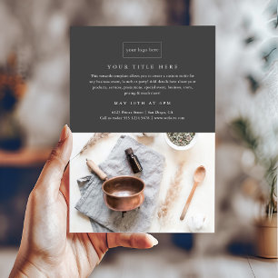 Convites Foto profissional minimalista de evento de negócio