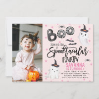 Foto rosa Fantasma Spooktacular Halloween Aniversá