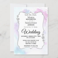 *~* FOTO + RSVP + QR - Casamento de ABSTRATO de Di