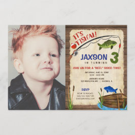 Convites Foto russa ao ar livre do aniversário de 3 anos de