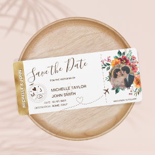 Convites Foto: Salve a data de embarque no mapa mundial