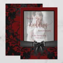 Foto tradicional de aniversário de casamento em 25