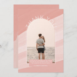 Convites FOTO Triturada Rosa, Contemporânea, GRAÇAS A VOCÊ